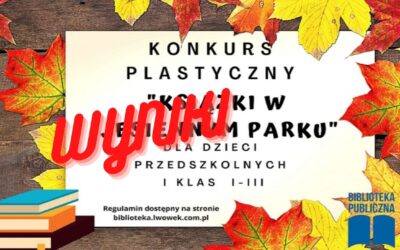 Książki w jesiennym parku – wyniki